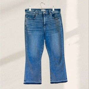 LOFT Light Blue Denim flare STRECH Jeans 31/12
